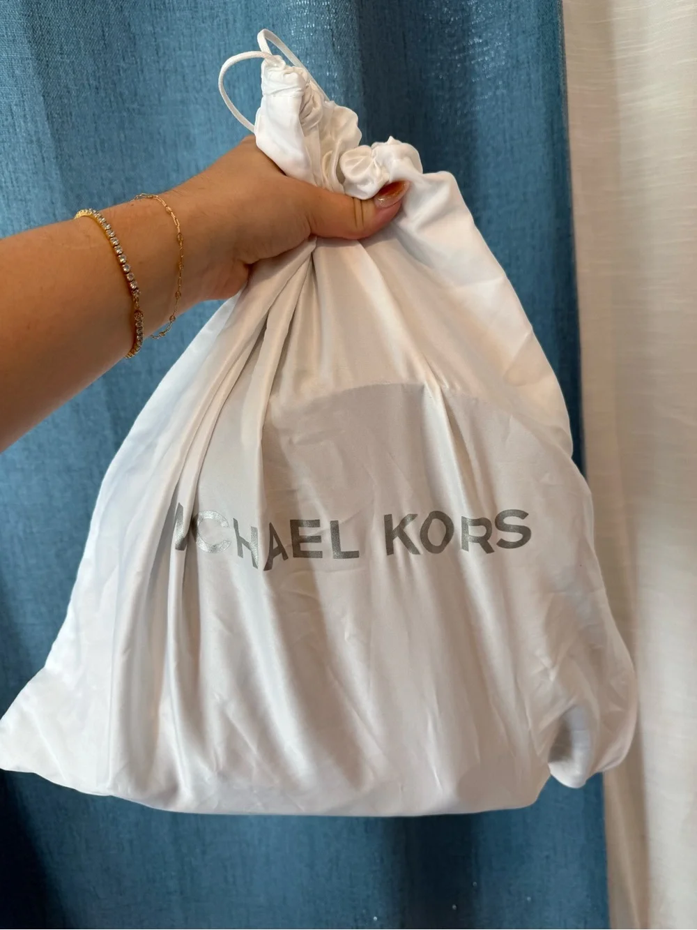 Michael Kors Brown Logo Mini Backpack with Gold Hardware